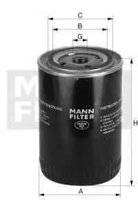 Масляный фильтр MANN-FILTER W 921/80